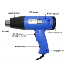 Multipurpose Hot Air Gun 1600W LCD Display BST-8016 (557-BST-8016)