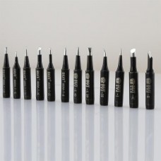 12PCS Welding head for 2 in 1 Soldering station Hot Air Gun Stations SAIKE 8586D etc 900M-T-SERIES (557-HAG1-BST-T-SE)
