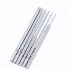 6 stks/partij Ronde 5mm Schacht 801 Elektrische Gleufschroevendraaier bit Onderdelen 100mm (557-SD1-801-A-100-A)