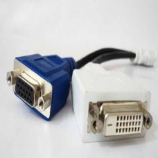 Dell DVI to DVI/VGA Dual Monitor Splitter Y-Cable,WU329 / 0WU329 / CN-0WU329/0X2026 (DVI-DVI-VGA)