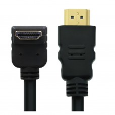 HDMI Cable v2.0a 90°angled ,Out,Gilded,M/M,0.5m (H6020O-90-05)