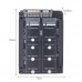Dual M.2 NGFF to JBOD with SATA interface and 2.5" Bracket  converter (Not Support NVME or PCIE SSD, Must plug 2PCs NGFF at one time) (HDX-DNGFF-J25S)