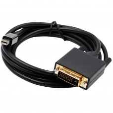 Mini DisplayPort Male to DVI Male,1.8 meters, Black (MNDPD-180M-M-BK)