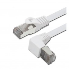 CAT5e Straight to Right Angle UTP Patch Cable, 150CM,White (N1012-RA-150CM-WH) CAT5e Straight to Right Angle UTP Patch Cable, 150CM,White (N1012-RA-150CM-WH)
