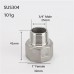 3/4" Male to 1" Female Threaded Reducing Nipple Pipe Fitting Adapter DN20 to DN25 SUS304 (PFA-001) 3/4" Male to 1" Female Threaded Reducing Nipple Pipe Fitting Adapter DN20 to DN25 SUS304 (PFA-001)
