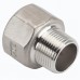 3/4" Male to 1" Female Threaded Reducing Nipple Pipe Fitting Adapter DN20 to DN25 SUS304 (PFA-001) 3/4" Male to 1" Female Threaded Reducing Nipple Pipe Fitting Adapter DN20 to DN25 SUS304 (PFA-001)