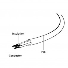 2-Pin AC Voedingskabel (C7), VDE Approved, 1M (PWR-PC-184V-1M)