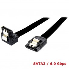 SATA 3 Kabel, 6Gbps, 45cm, met 90° connector (SATA3-4502) SATA 3 Kabel, 6Gbps, 45cm, met 90° connector (SATA3-4502)