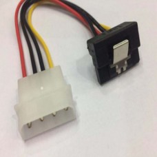 Molex Male naar 90° SATA voedingskabel (SATAPWR006)