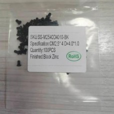 Notebook Computer Repair Screw Thin Flat Wafer Head Cross Black Zinc CM2.5*4 D=4.0*1.0 100pcs/set (SS-M2540D4010-BK) Notebook Computer Repair Screw Thin Flat Wafer Head Cross Black Zinc CM2.5*4 D=4.0*1.0 100pcs/set (SS-M2540D4010-BK)