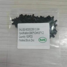 Notebook Computer Repair Screw Thin Flat Wafer Head Cross Black Zinc CM3*5 D=5.0*1.2 100pcs/set (SS-M3050D5512-BK) Notebook Computer Repair Screw Thin Flat Wafer Head Cross Black Zinc CM3*5 D=5.0*1.2 100pcs/set (SS-M3050D5512-BK)