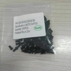 Notebook Computer Repair Screw Thin Flat Wafer Head Cross Black Zinc CM3*6 D=5*0.8 100pcs/set (SS-M3060D5008-BK) Notebook Computer Repair Screw Thin Flat Wafer Head Cross Black Zinc CM3*6 D=5*0.8 100pcs/set (SS-M3060D5008-BK)