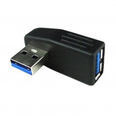 USB 3.0 A Male to Female adapter,left angled (USB3-LA-M-F)